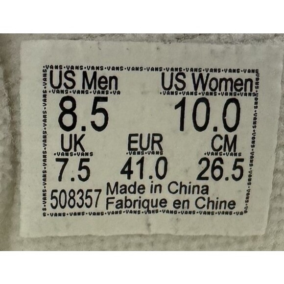 Vans Sport Low French Oak Marshmallow Casual Shoes Unisex Men 8.5 Womens 10 - Picture 8 of 9